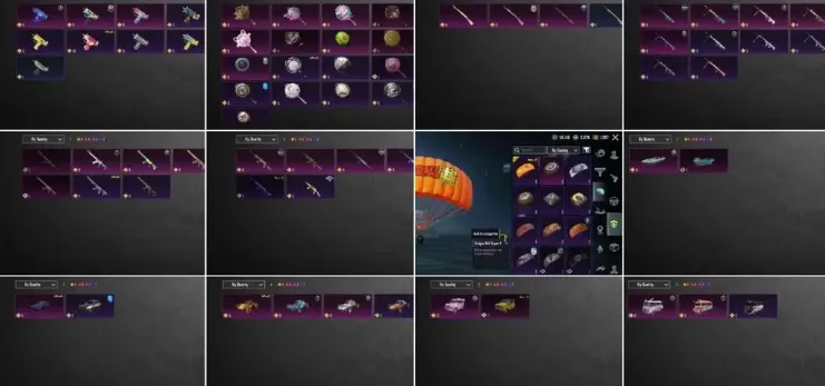 PGM554 Glacier M416 Lvl 3, Groza Lvl 4, Mythic Sets, Tier Ace Dominator Asia, Shiba Inu Max (G)